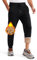 Libin Jogginghose Herren Winter Sporthose Thermo Gefütterte Fleecehose Dicke Warme Winterhose Track Pants Jogger Hose Haushose mit Reißverschluss Taschen Schwarz 3XL