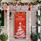 COLOFALLA 90x200cm Weihnachtsbanner Weihnachten Banner Tür Frohe Weihnachten Banner Outdoor Indoor Weihnachtsdeko Geschenke für Weihnachten Dekoration
