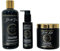 Prestige Haarpflege-Set, Trio Shampoo + Maske + Serum + Haarbürste gratis – Rizinusöl – Noïa Hair