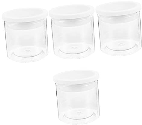 BESPORTBLE 4 Stück Hydroponische Pflanzbox Pflanzkasten Mit Katzenminze Aquarium Topf Pflanzgefäß Für Katzenminze-sämlinge Gras Für Katzen Katzenpflanzen Weiß Plastik Fenster Aquariumbecken