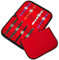 SIBONI Uhren-Reiseetui, Uhren-Organizer-Tasche Mit 20 Positionen, Tragbares Uhren-Display-Tablett Mit Reißverschluss, Fleece-Futter Mit Fächern
