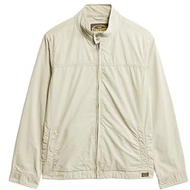 Superdry Herren Klassische Harrington Jacke London Nebel Grau L