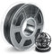 SUNLU Easy PA 3D Druckerfilament, Easy Nylon Filament 1,75 mm, Keine Risse, Verformungsbeständig, Hochhitzebeständig, Easy PA 3D Druckfilament Passt für die Meisten FDM-3D-Drucker, 1KG, Schwarz