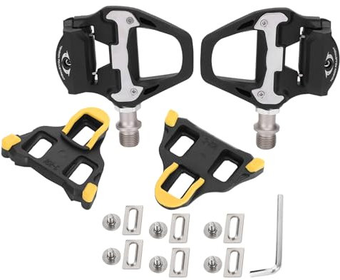 SPD-SL Rennradpedale, SPD-SL Road Pedal Fahrradpedale SPD-SL, Rennradpedale 9/16 Zoll Selbstsperrende Pedale mit Stollen Pedale für Fahrradrad-Rennradpedale Fahrräder Und Ersatzteile Fahrt
