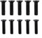 Viti di fissaggio per adattatore per mandrino per trapano, 10 pezzi, filettatura sinistra M5/M6, lunghezza 22 mm