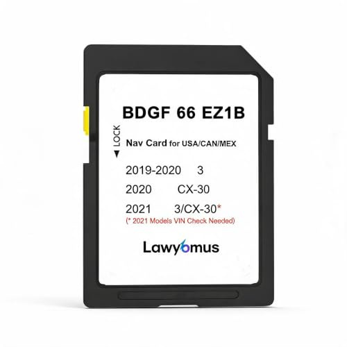 BDGF66EZ1B Navigation GPS SD Karte Passend für 3 2019 2020, CX-30 2020, USA/CAN/MEX Karten
