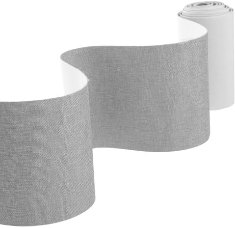 Flicken Selbstklebend Stoff 10 x 160cm Leinenflicken Leinwandflicken für die Reparatur von Sofa Möbelbezügen Rucksäcken (Dunkelgrau)