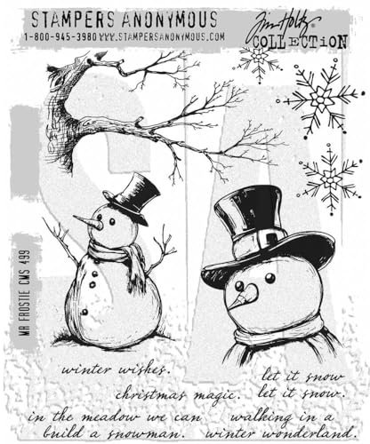 Tim Holtz CMS499 Haftstempel Mr. Frostie