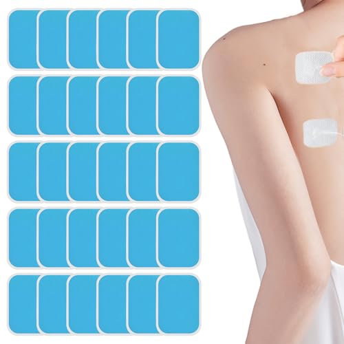 Selbsthaftenden Gel-Pads Elektrische 30 Stück Gelpad Kompatibel Gel Pads Kompatibel mit Beurer em 59 Heat Geräten Gel Pads für Beurer em 59 Gerät 4.5 X 4.5 Cm