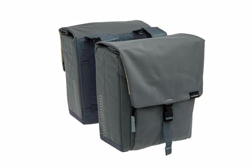 New Looxs Tulum Double 32 L - Doppeltasche - Recyceltem Polyester - E-Bikes Geeignet - Doppelte Fahrradtasche - Fahrradtasche für Gepäckträger