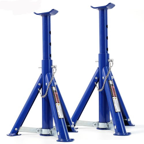 3 tonnellate regolabile treppiede trolley strumento di riparazione caravan blu
