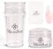 MelodySusie French Tip Nail Stamper, Nail Stamper Kit, Silicone Nail Stamp, Long and Short Stampers with Scrapers, 4PCS Nail Stamper Tool for French Manicure DIY Home Nail Design Salon, Clear