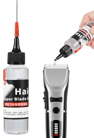 Scherkopf Öl Für Haarschneidemaschinen - Geruchloses Und Reibungsminderndes Trimmeröl | Haarschneidemaschinen-Öl | Scherkopföl | Ideal Für Rasierer & Barttrimmer