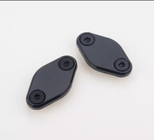 Spiegelabdeckung kompatibel mit Aprilia RSV4 RR RS4 125 RS660 RSV4 RSV4-RF in Schwarz aus ABS Kunststoff