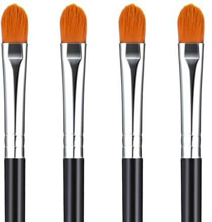 YUXIANLB 10 Teiliges Eyeliner Pinsel Set, Präzise Make-up Pinsel mit Bleistiftspitze für perfekte Linien, Smokey Eyes, Augenbrauen, Lidschatten, Anfänger, Abendlook, Hochzeit, Fotoshootings