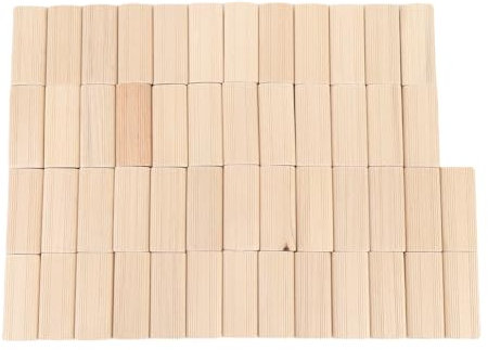 ARTOCT Domino - Set di 50 tasselli in legno da 8 x 22 x 50 mm, per sistemi di falegnameria, lavorazione del legno, giunzioni di mobili