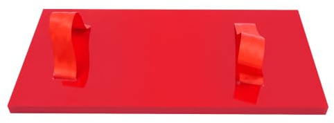 Fyssnn Tapis structuré en béton en PU sans couture - Tampon en béton - Pour trottoirs, entrée de cour/jardin - Rouge (60 x 30 cm, 60 x 24 cm) (059)