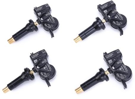 4PCS TPMS Reifendrucksensor für Fiat 500X 2015-2024, für Jeep Renegade 2014-2025, Compass 2017 Reifendrucksensor Sensor Reifendruckkontrollsystem 68193586AA 68313387AB 68313387AA 68105280AC