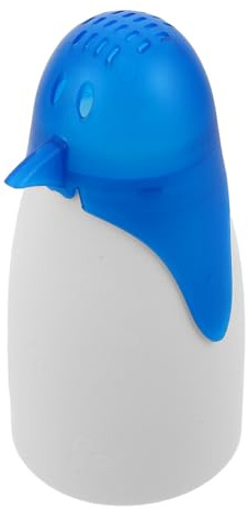 Pinguin Mikrowellenreiniger Blau aus Pp für Dampfreinigung | Hausgebrauch, Küchensäuberung, Scheuerzeit, in Niedlicher Form für Alltag