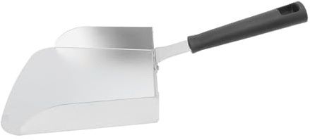 Picysa Pelle à Nourriture en Acier Inoxydable avec Conception à Large Ouverture pour Faire Sauter des Hamburgers et des Frites