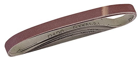 Silverline 636004 5 bandes abrasives 13 x 457 mm Grain 120