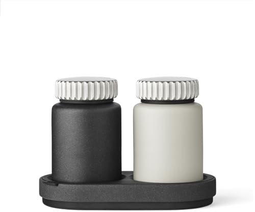 Vipp 263 Salz- und Pfeffermühle 3-tlg, schwarz, Grau