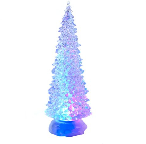 Kurt Adler 12-1/4-Inch Battery-Operated LED Light Tree Tablepiece Home Décor