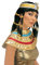 NET TOYS Perücke Cleopatra mit Collar, Ägypten Cleo Karneval, Nil Königin Kleopatra, Faschingsperücke Karnevalsperücke, Einheitsgröße, Kunsthaar