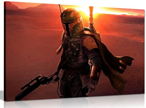 Star Wars Bobba Fett Kunstdruck auf Leinwand, 76,2 x 50,8 cm