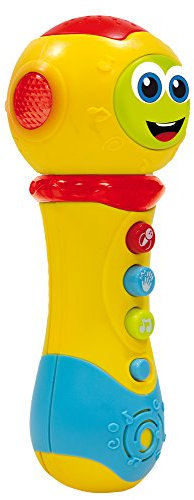 Liscianigiochi- Carotina Baby Giocattolo Microfono Valentino Canterino 3 in 1, Small, 65493.0