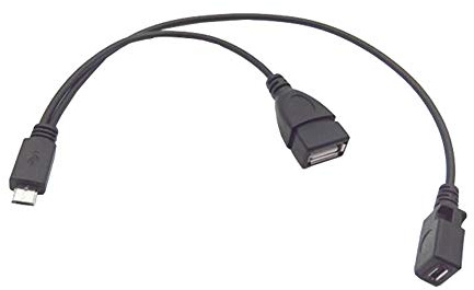 Aukson M00 Micro USB zu USB 2.0 A Buchse Adapter + Micro USB Kabel – OTG Host Adapter, Plug and Play für einfache Datenübertragung und Verbindung