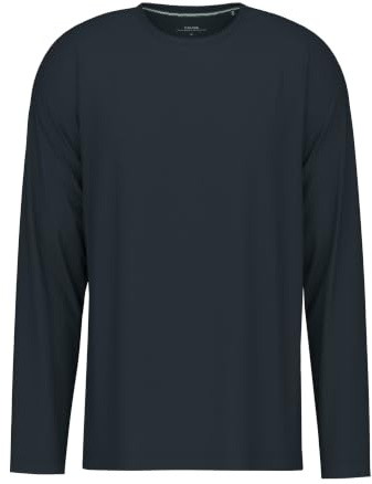 CALIDA Remix Basic Sleep Langarmshirt Herren | aus 100% Baumwolle