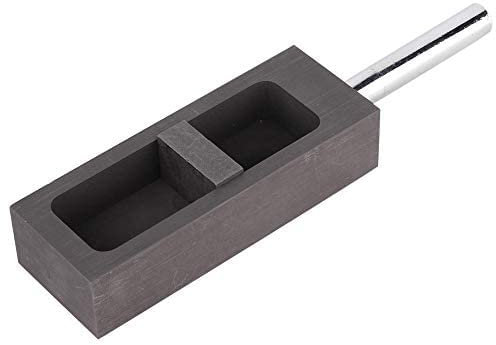 Reine Graphit Ingot Form, Graphitform, Graphit Ingot Form Tiegel für Gold Silber Schmelzguss Raffinieren der Form(1 kg)