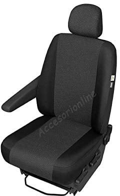 Accesorionline Fahrersitzbezüge für Fiat Ducato bis 2015, hochwertiger Stoff