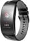 NotoCity Armband für Samsung Gear Fit 2 /Gear Fit 2 Pro, Quick-Fit Silikon Ersatzarmbänd für Gear Fit 2 SM-R360/Fit 2 Pro SM-R365,Schwarz-Grau