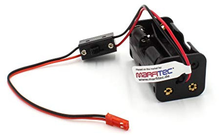 Marfitec © Batterie Box kompatibel mit JST BEC - mit Schalter - 4 x AA - 6 V
