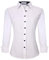 Alex Vando Womens Dress Shirts Wrinkle Free Regular Fit Long Sleeve Stretch Work Shirt, White, XXL