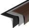 Profilo per gradini, profilo per scale in PVC a forma di L, elegante protezione per scale, in diversi colori e dimensioni, per pavimenti di tutti i tipi (120 x 4,0 x 2,5 cm, Toronto | grigio)