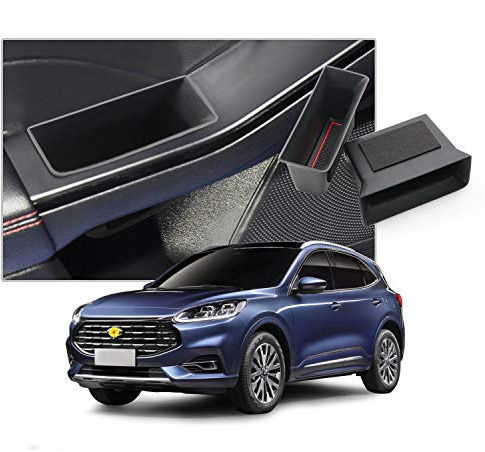 CDEFG [2 Stück] For*d Kuga 3 2020+ Auto Aufbewahrungsbox Autotür Innenrahmen Organizer Abdeckungen Storage Box Innenraum Zubehör