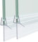 Transparent Ersatz Wasserabweiser Duschdichtung 5 mm/ 6 mm/ 7 mm/ 8 mm für Glastür Duschtüren Duschwand Badewanne Duschkabine 2 x 80cm