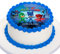 Kardasis TMNT Ninja cake topper avec papier sucre | Topper comestible pour gâteaux | Disque Azyme Décoration de gâteau pour l'anniversaire thème | 20cm