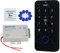 QTTYELOK Bluetooth Tuya Kit de Sistema de Control de Acceso IP68 Huella Dactilar Impermeable Teclado RFID Biométrico + Fuente de Alimentación + 10pcs Llavero de 13,56 MHz (Sin Cerradura)