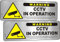 2 Pack Brushed Aluminium CCTV Sign 3.5x9.8 Inches, Self Adhesive CCTV in Operation Sign CCTV Signs Indoor Security Camera Signs Outdoor, UV Resistant, Waterproof, Anti-rust, With 4 Drilling