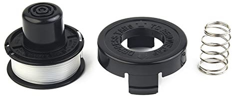 Capuchon de protection pour débroussailleuse + bobine et ressort pour débroussailleuse Pour Black & Decker A6226 GL250 GL310 GL360 (1 + 1 + 1) pièces