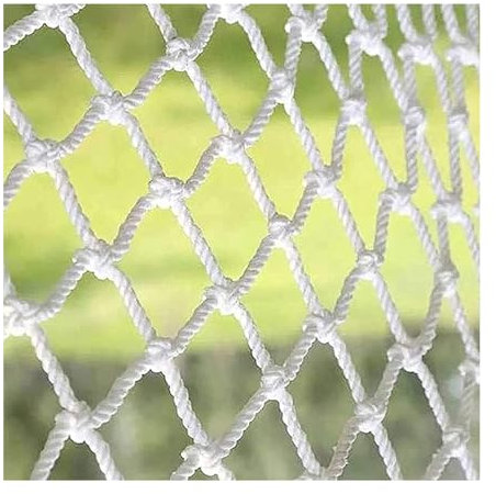 ALFAAL Geländer-Seilschutznetz Kinderschutznetze Fallschutz Sicheres Netz Treppengeländer Zugbrückenzaun Gitter Color : White, Size : 3x5m(10x16ft)