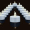 Battery Operated Tea Lights Candles 150 Pack Flameless Flickering Tealights, 200+Hours Fake Electric LED Candles for Weddings Christmas Halloween Table Decorations (Warm White)