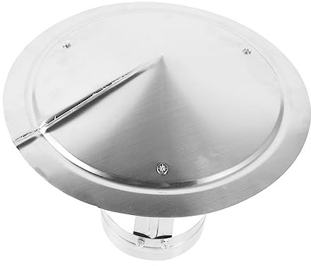 MAGICLULU Chimney Rain Cap Stainless Steel Windproof Chimney Vent Cap Roof Vent Rain Cover
