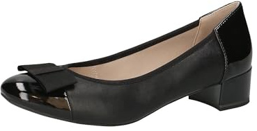 Caprice Damen Pumps mit Blockabsatz mit Schleife