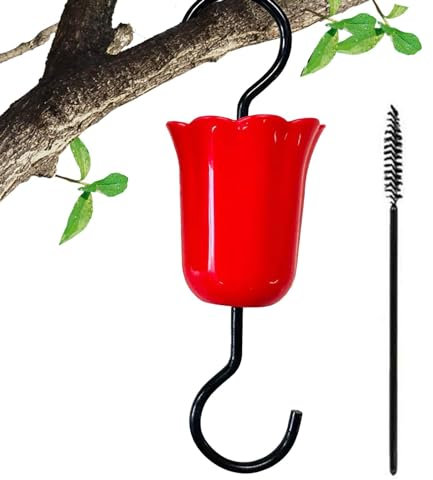 Ameisenschutz für Kolibri-Futterstation, Haken für Ameisenschutz im Freien - Ant-Prevent Gartengraben-Vogelfutterhaken | Mit Bürsten befestigter Ameisengraben für Vogelbeobachter für Blumentöpfe und V