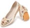 Padgene Women's Casual Toe Ballet Flats, Ladies Ballerina Flats Girls Fashionable Ballet Pumps Dolly Shoes Womens Stylish Comfy Office Driving Flat Shoes Slip On Loafers